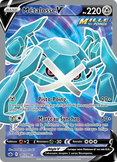 Image de la carte Pokemon Métalosse V 181/198