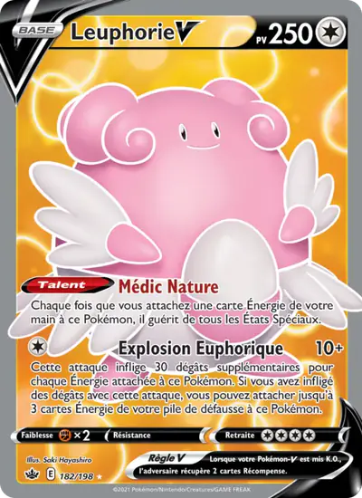 Image de la carte Pokemon Leuphorie V 182/198