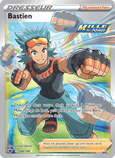 Image de la carte Pokemon Bastien 188/198