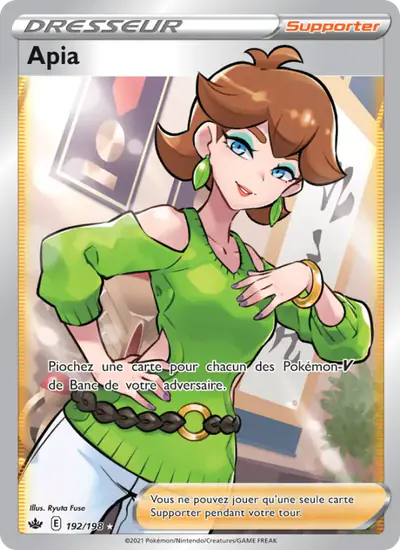 Image de la carte Pokemon Apia 192/198