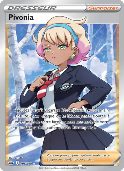 Image de la carte Pokemon Pivonia 196/198