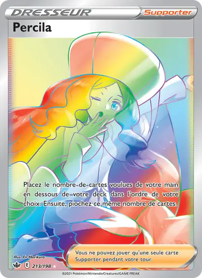 Image de la carte Pokemon Percila 213/198