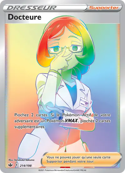 Image de la carte Pokemon Docteure 214/198