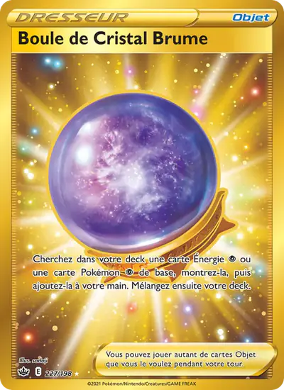 Image de la carte Pokemon Boule de Cristal Brume 227/198