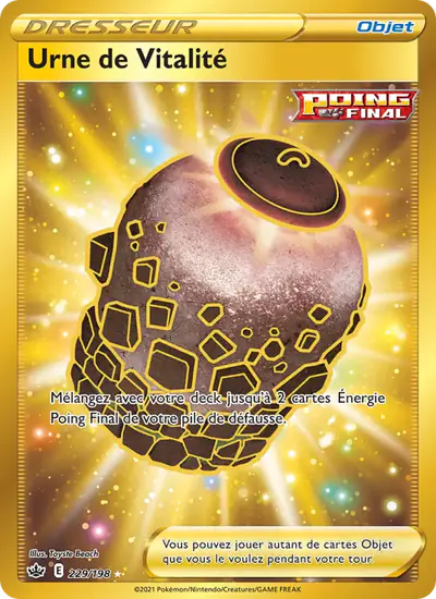 Image de la carte Pokemon Urne de Vitalité 229/198