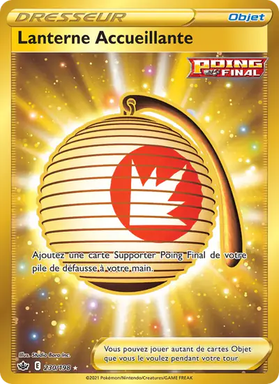 Image de la carte Pokemon Lanterne Accueillante 230/198