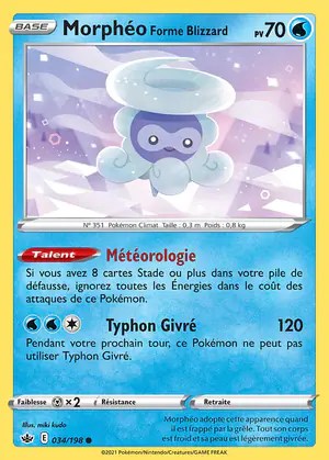Morph&eacute;o Forme Blizzard 034/198