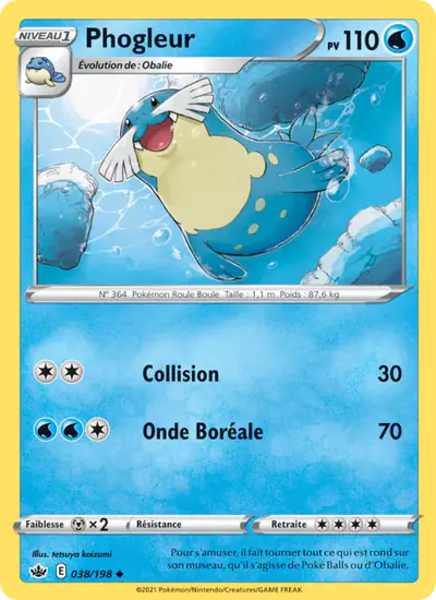 Image de la carte Pokemon Phogleur 038/198