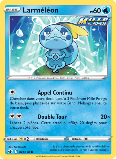 Image de la carte Pokemon Larméléon 041/198