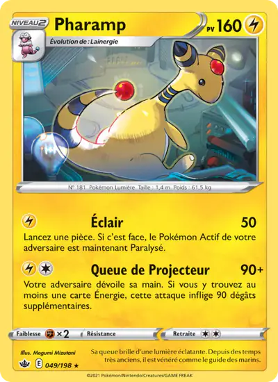 Image de la carte Pokemon Pharamp 049/198