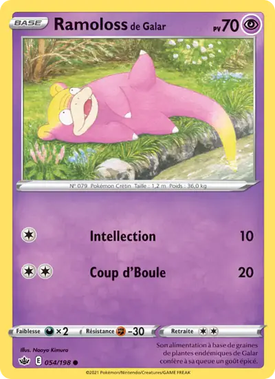 Image de la carte Pokemon Ramoloss de Galar 054/198