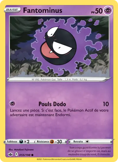 Image de la carte Pokemon Fantominus 055/198