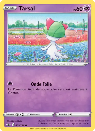 Image de la carte Pokemon Tarsal 059/198