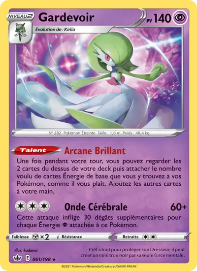 Image de la carte Pokemon Gardevoir 061/198