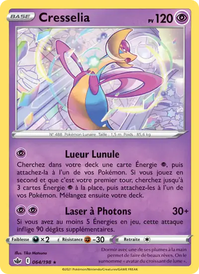 Image de la carte Pokemon Cresselia 064/198