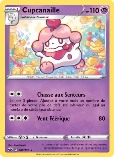 Image de la carte Pokemon Cupcanaille 068/198