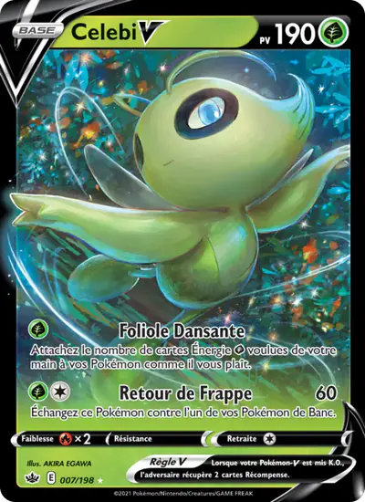 Image de la carte Pokemon Celebi V 007/198