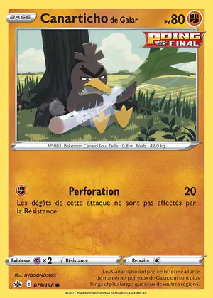 Canarticho de Galar 078/198
