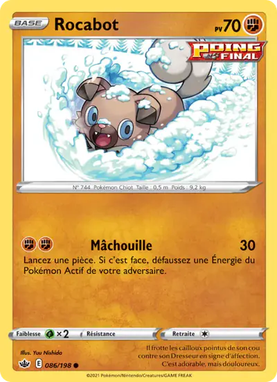 Image de la carte Pokemon Rocabot 086/198