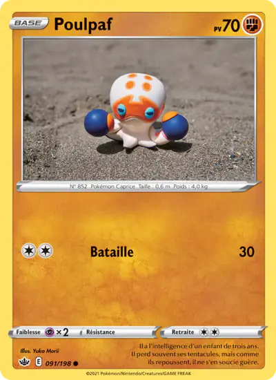 Image de la carte Pokemon Poulpaf 091/198