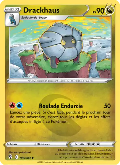 Image de la carte Pokemon Drackhaus 108/203