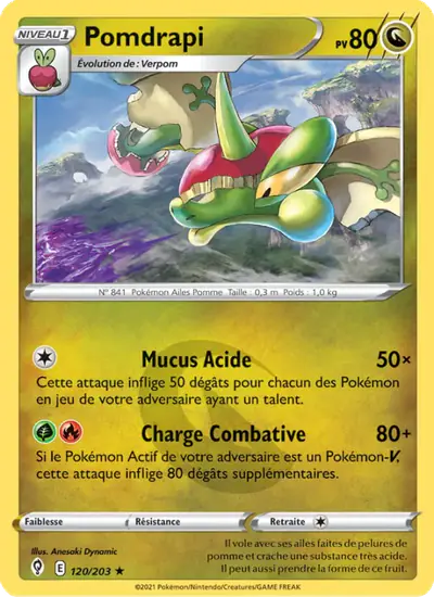Image de la carte Pokemon Pomdrapi 120/203