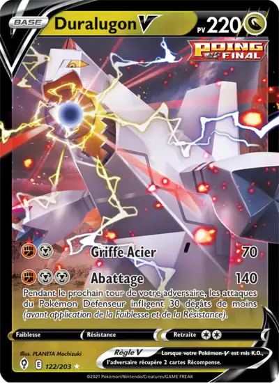 Image de la carte Pokemon Duralugon V 122/203