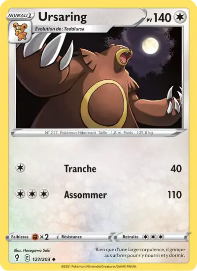 Image de la carte Pokemon Ursaring 127/203