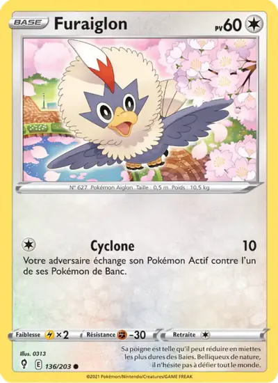 Image de la carte Pokemon Furaiglon 136/203