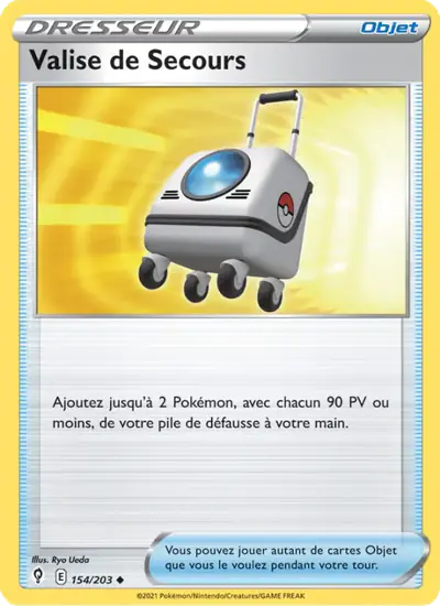 Image de la carte Pokemon Valise de Secours 154/203