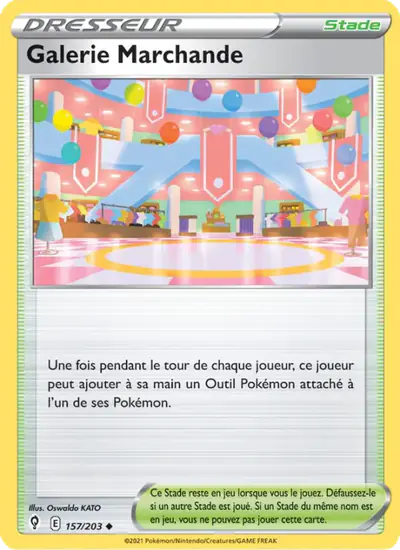 Image de la carte Pokemon Galerie Marchande 157/203