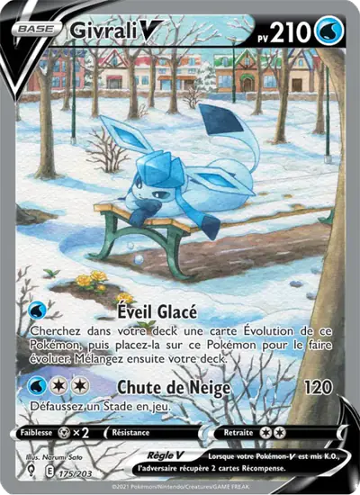 Image de la carte Pokemon Givrali V 175/203