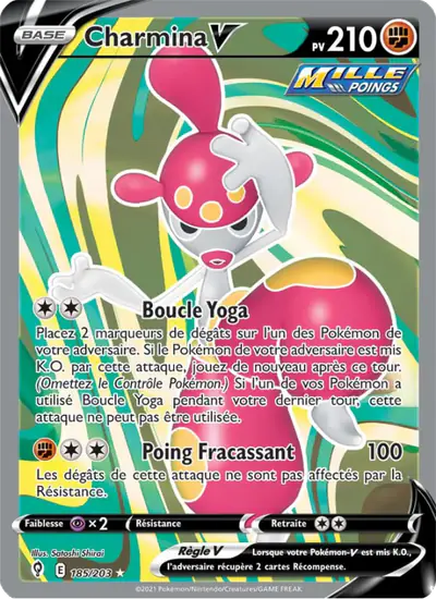 Image de la carte Pokemon Charmina V 185/203