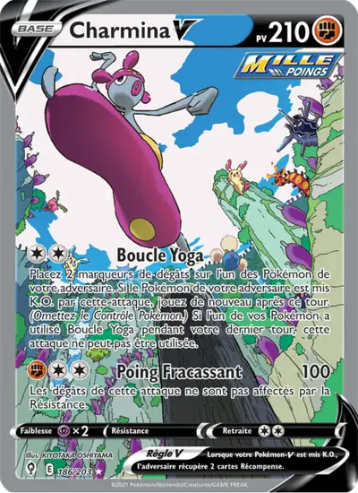 Image de la carte Pokemon Charmina V 186/203