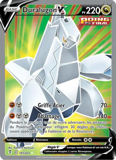 Image de la carte Pokemon Duralugon V 197/203