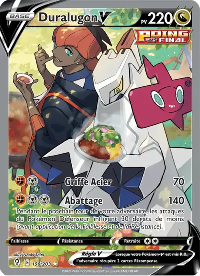 Image de la carte Pokemon Duralugon V 198/203