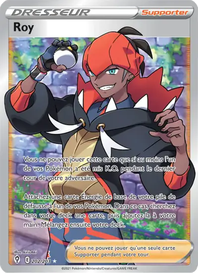 Image de la carte Pokemon Roy 202/203