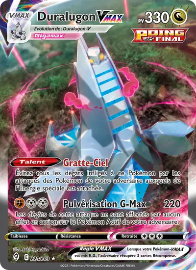Image de la carte Pokemon Duralugon VMAX 220/203