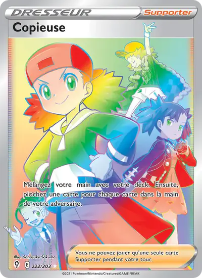 Image de la carte Pokemon Copieuse 222/203