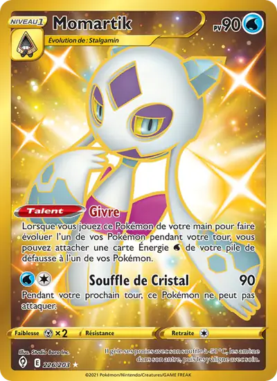 Image de la carte Pokemon Momartik 226/203