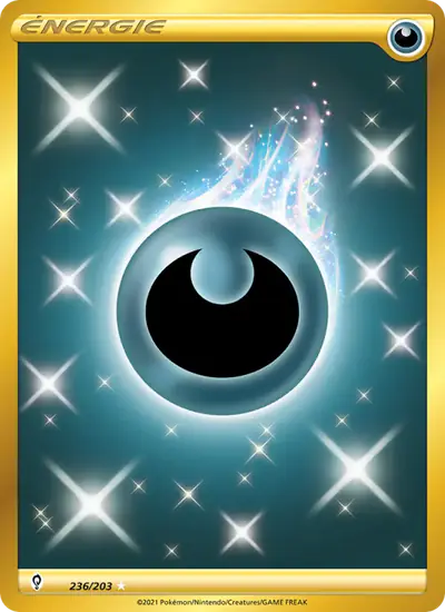 Image de la carte Pokemon Énergie Obscurité 236/203