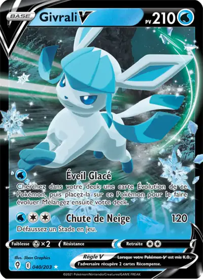 Image de la carte Pokemon Givrali V 040/203
