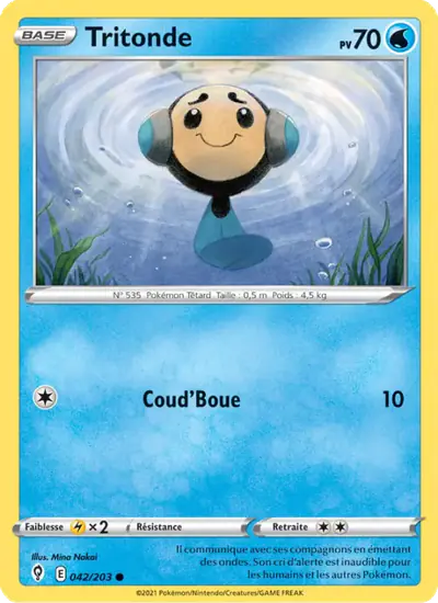 Image de la carte Pokemon Tritonde 042/203