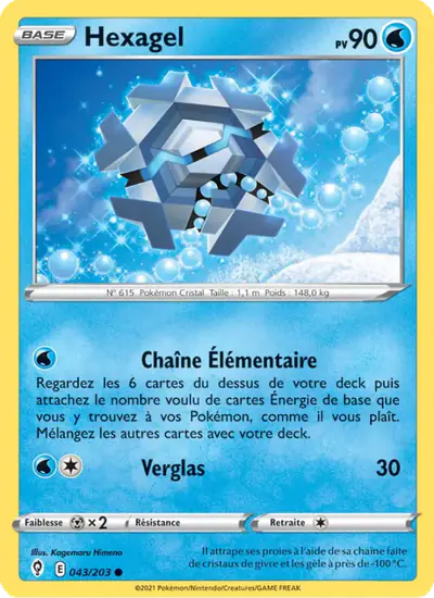 Image de la carte Pokemon Hexagel 043/203