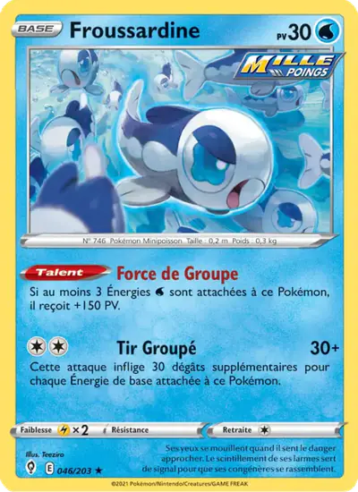 Image de la carte Pokemon Froussardine 046/203