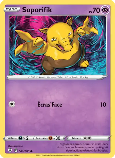 Image de la carte Pokemon Soporifik 061/203