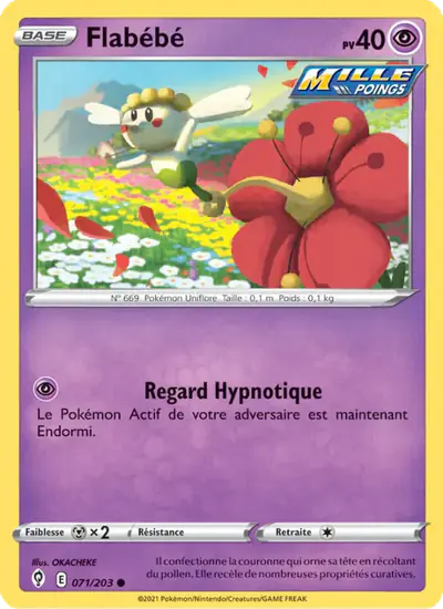 Image de la carte Pokemon Flabébé 071/203