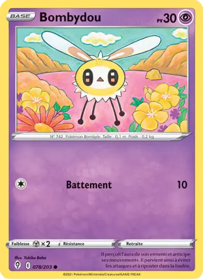 Image de la carte Pokemon Bombydou 078/203