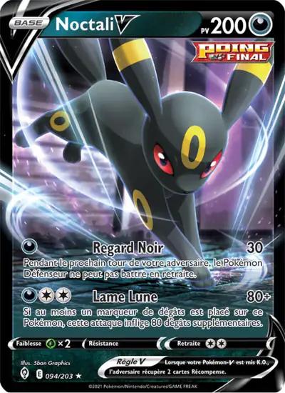 Image de la carte Pokemon Noctali V 094/203