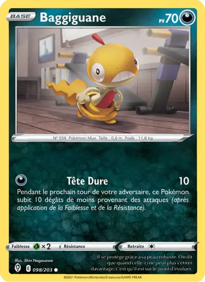 Image de la carte Pokemon Baggiguane 098/203
